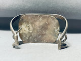 Boulders Of Turquoise Vintage Native American Navajo Sterling Silver Bracelet-Nativo Arts