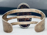 Rare Sand Agate Vintage Native American Navajo Sterling Silver Bracelet-Nativo Arts