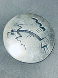 Captivating Vintage Native American Navajo Sterling Silver Kachina Pin Pendant-Nativo Arts
