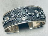 Animal Kingdom! Vintage Sterling Silver Bracelet Cuff-Nativo Arts