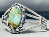 Special Native American Navajo Royston Turquoise Sterling Silver Bracelet-Nativo Arts