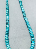 Gorgy Spiderweb Vintage Navajo Turquoise Sterling Silver Bracelet-Nativo Arts