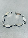 Elegant Vintage Native American Navajo Morenci Turquoise Sterling Silver Bracelet-Nativo Arts