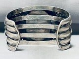 One Of The Best Vintage Native American Navajo Spiderweb Turquoise Sterling Silver Bracelet-Nativo Arts