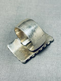 Rare Rainbead! Native American Navajo Sterling Silver Bead Ring-Nativo Arts