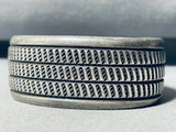 Cippy Crazyhorse Important Vintage Cochiti Sterling Silver Bracelet-Nativo Arts