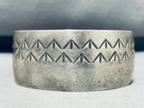 Native American Marvelous Vintage Hopi Sterling Silver Bracelet-Nativo Arts