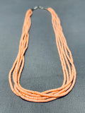 Pink Heishi Native American Navajo Sterling Silver Pretty Necklace-Nativo Arts
