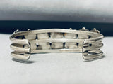 One Of The Finest Vintage Native American Navajo Cerrillos Turquoise Sterling Silver Bracelet-Nativo Arts