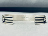 Native American Albert Jake Golden Hill Turquoise Sterling Silver Bracelet-Nativo Arts