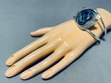Pietersite!! Very Rare Vintage Native American Navajo Sterling Silver Bracelet Cuff-Nativo Arts