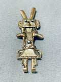 Tremendous Vintage Native American Navajo 12kgf Kachina Pendant-Nativo Arts