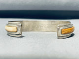 Special White Stone Piano Key Vintage Sterling Silver Bracelet-Nativo Arts