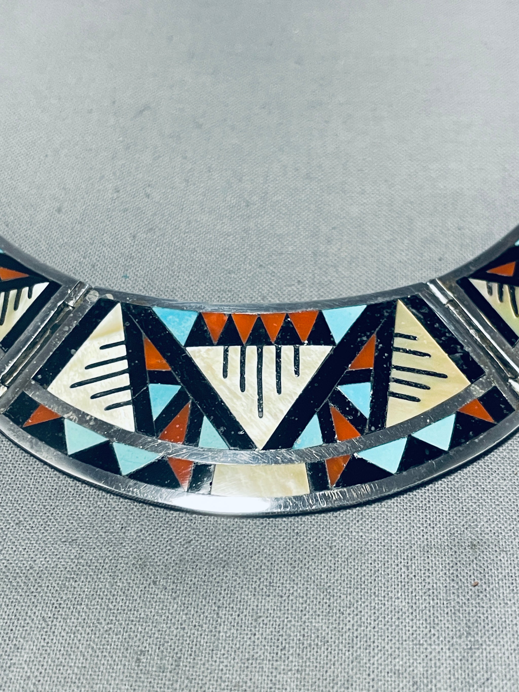 Marylita Boone! Vintage Native American Zuni Inlay Turquoise