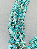 One Of The Best Vintage Santo Domingo Green Turquoise Necklace Old-Nativo Arts