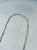 The Best Vintage Native American Navajo Two Stone Turquoise Sterling Silver Necklace-Nativo Arts