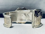 Mookaite Stone!! Very Rare Vintage Native American Navajo Sterling Silver Bracelet-Nativo Arts