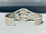 Amazing Vintage Signed Native American Navajo Damale Turquoise Sterling Silver Bracelet-Nativo Arts