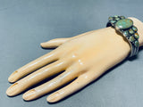 One Of The Best Ever Vintage Native American Navajo Royston Turquoise Sterling Silver Bracelet-Nativo Arts