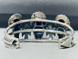 One Of The Most Unique Vintage Kachina Sterling Silver Bracelet Cuff-Nativo Arts