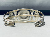 Concho Belt For Wrist! Vintage Native American Navajo Turquoise Sterling Silver Bracelet-Nativo Arts