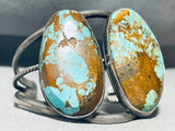 One Of The Best Vintage Native American Navajo Royston Turquoise Sterling Silver Bracelet-Nativo Arts