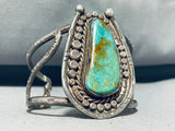 Unforgettable Vintage Native American Navajo Royston Turquoise Sterling Silver Bracelet-Nativo Arts