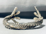 Tree Roots!! Vintage Native American Sterling Silver Bracelet-Nativo Arts