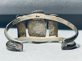 Blue Bird Turquoise Mine!! Rare Vintage Native American Navajo Sterling Silver Bracelet-Nativo Arts