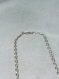 Les Baker Amethyst Vintage Sterling Silver Necklace Navajo!-Nativo Arts