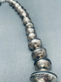 367 Grams!! Vintage Native American Navajo Coins Heavy Hand Tooled Necklace-Nativo Arts