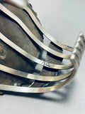 Carlin Turquoise Mine!! Very Rare Vintage Native American Navajo Sterling Silver Bracelet-Nativo Arts