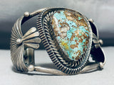 Huge Museum Vintage Native American Navajo Royston Turquoise Sterling Silver Bracelet Old-Nativo Arts