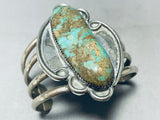 Museum Quality Vintage Native American Navajo Royston Turquoise Sterling Silver Bracelet-Nativo Arts