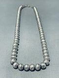 Elegant Vintage Native American Navajo Sterling Silver Necklace-Nativo Arts