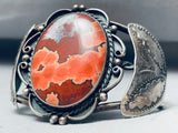 One Of The Most Unique Vintage Native American Navajo Bulbous Agate Sterling Silver Bracelet-Nativo Arts