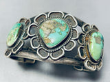 Authentic Vintage Native American Navajo Royston Turquoise Sterling Silver Bracelet-Nativo Arts