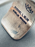 Important Heavy Mike Slim Vintage Native American Navajo Sterling Silver Bracelet-Nativo Arts