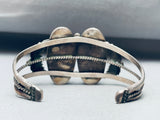 One Of The Most Unique Vintage Native American Navajo Sterling Silver Bracelet-Nativo Arts