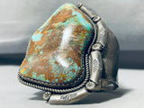 One Of The Best Ever Vintage Native American Navajo Royston Turquoise Sterling Silver Bracelet-Nativo Arts