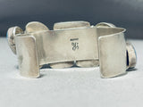 One Of The Best Vintage Native American Navajo Lapis Sterling Silver Bracelet-Nativo Arts