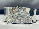 Benny Chavez Pueblo Vintage Native American Navajo Sterling Silver Bracelet-Nativo Arts