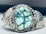 One Of The Best Vintage Native American Navajo Variscite Sterling Silver Bracelet-Nativo Arts