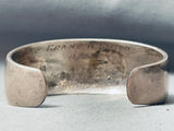 The Best Vintage Native American Hopi Anderson Koinva Sterling Silver Bracelet-Nativo Arts