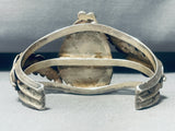 Mint Green Early Vintage Native American Navajo Turquoise Sterling Silver Bracelet-Nativo Arts