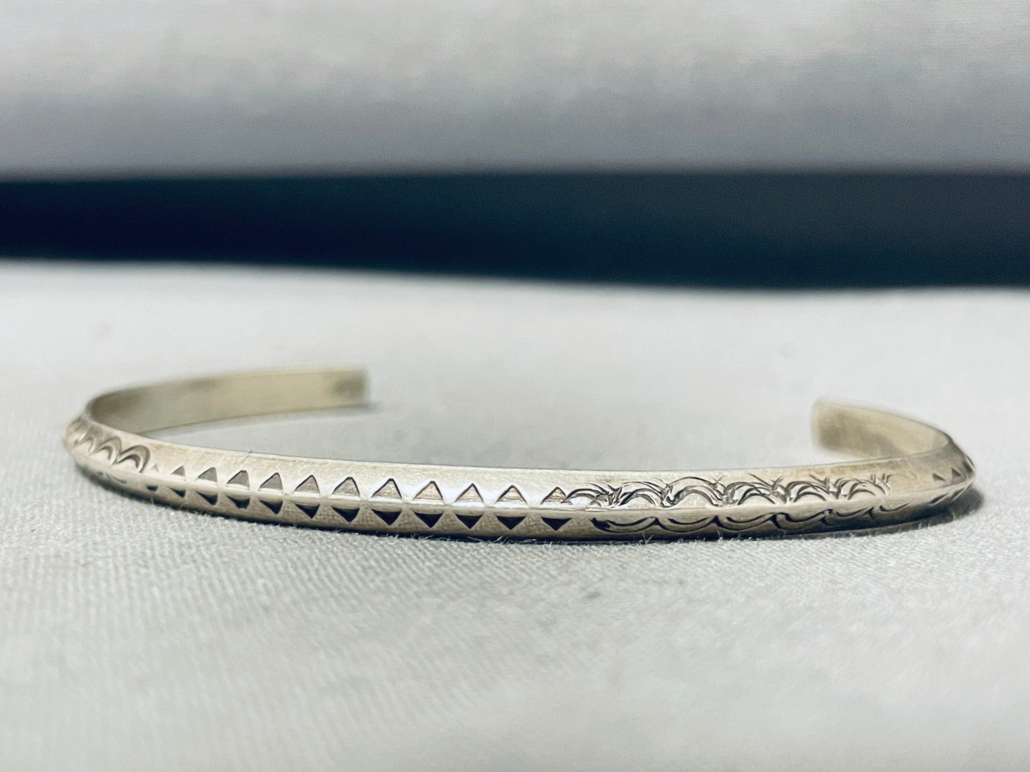 Special Vintage Native American Navajo Sterling Silver Bracelet