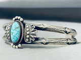 Kirby Nez Native American Navajo Carico Lake Turquoise Sterling Silver Bracelet-Nativo Arts