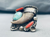 The Best Vintage Native American Navajo Turquoise Sterling Silver Ring Old-Nativo Arts