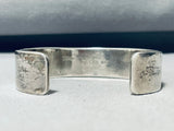 One Of The Best Contemporist Vintage Native American Navajo Sterling Silver Bracelet-Nativo Arts