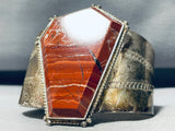 Layers Of Ancient Sand!! Vintage Native American Navajo Sterling Silver Bracelet-Nativo Arts